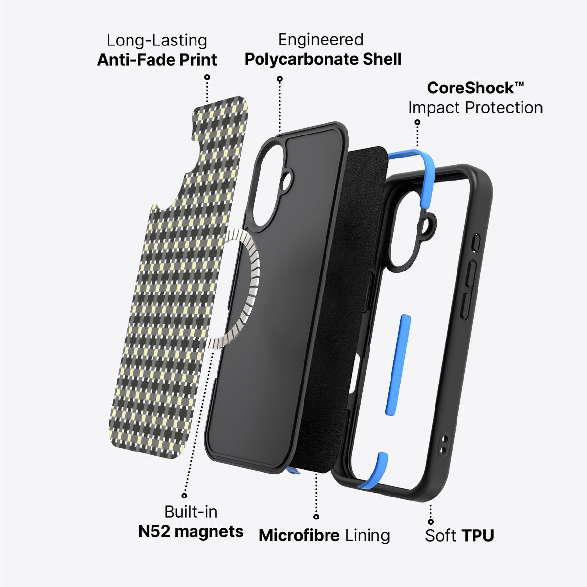 Sea of Pearls - iPhone 16 Case #case type_core (magsafe)