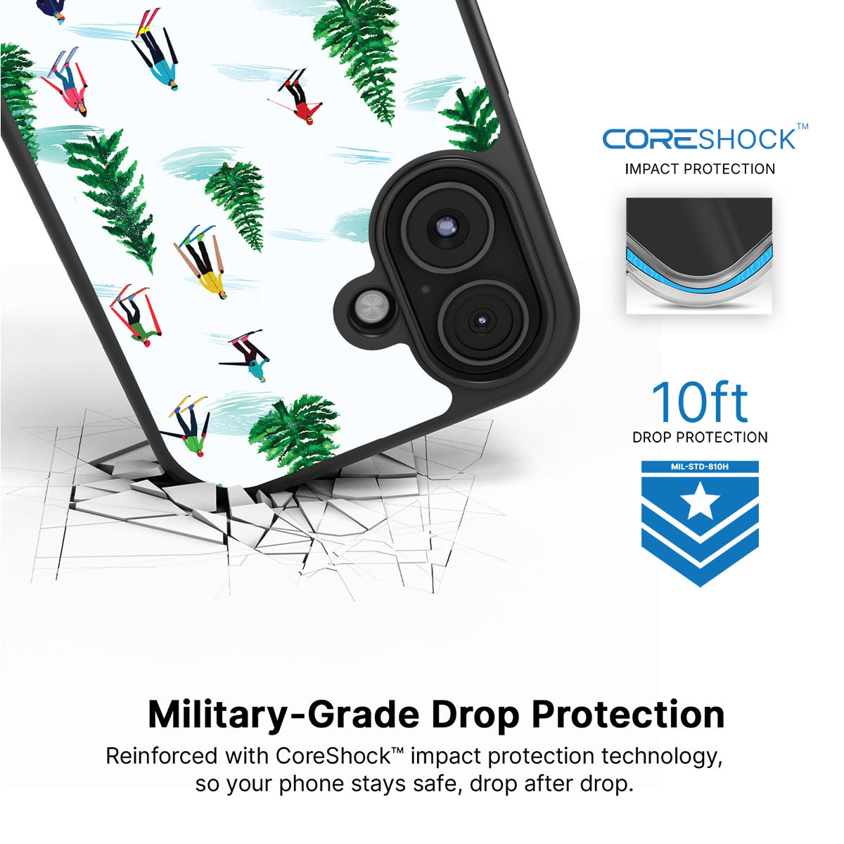 Ski Club - iPhone 16 Case #case type_core (magsafe), #case type_core (non magsafe)