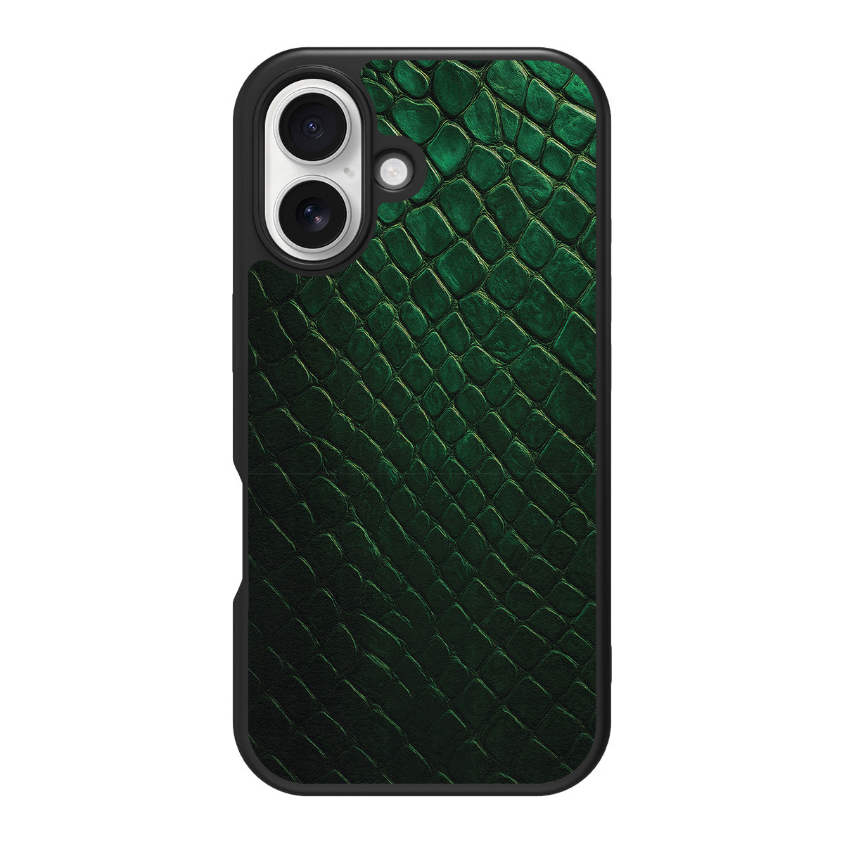 Green Designer iPhone 16 Case – Slytherin Senses | MagSafe