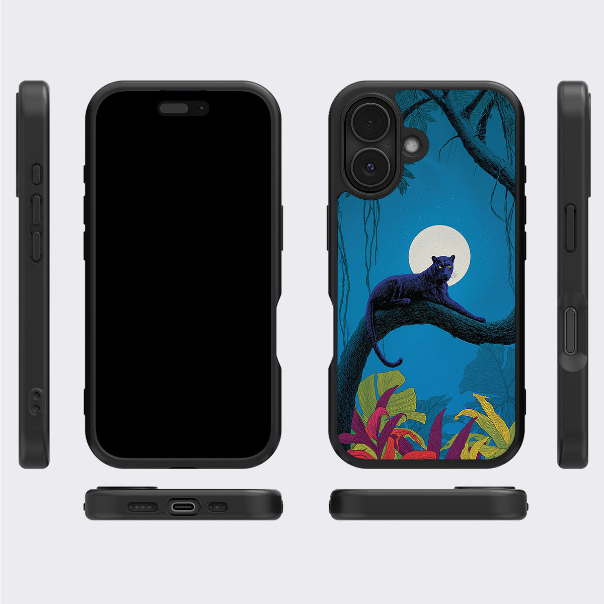 iPhone 16 Case with MagSafe – Tropic Panther