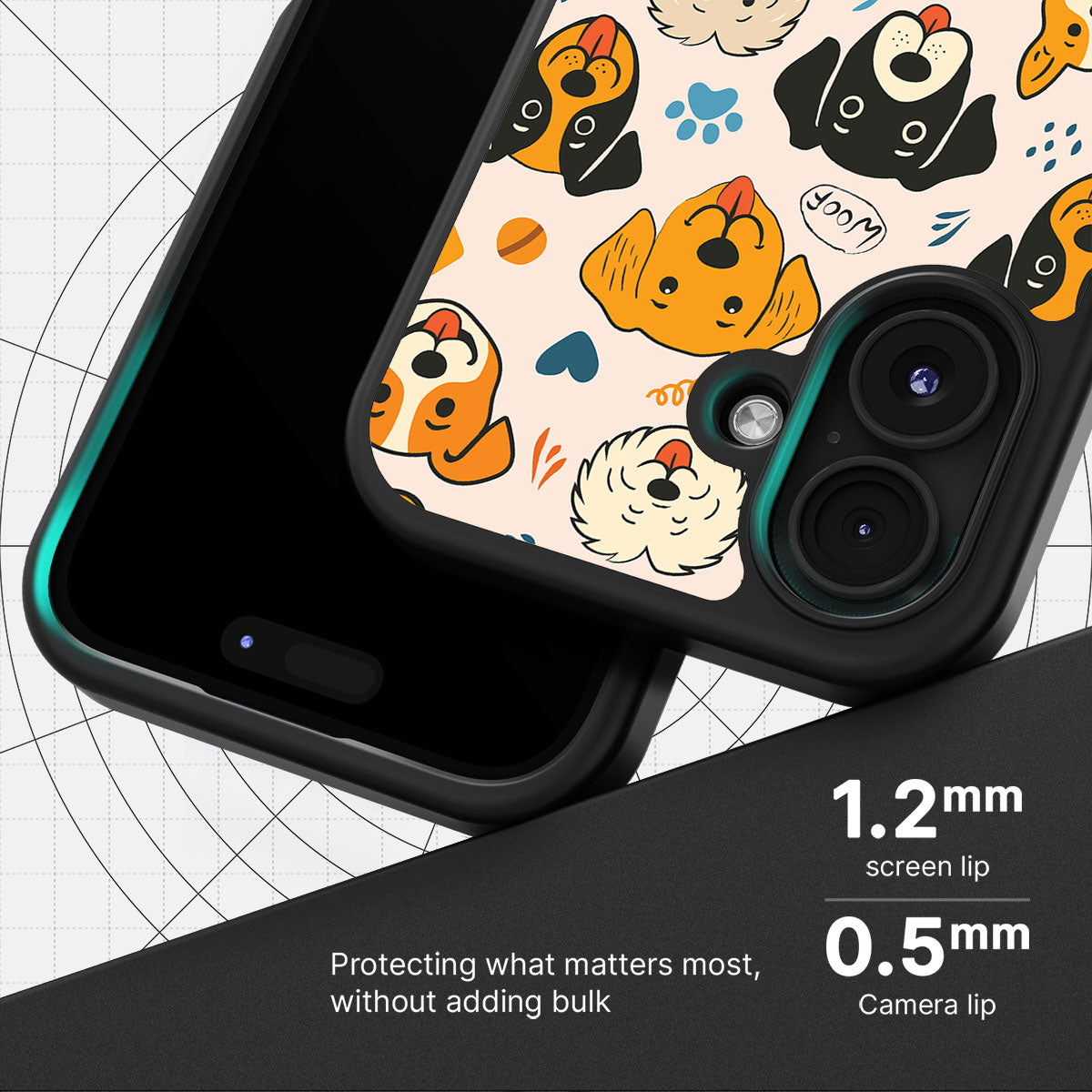 Woof Squad - iPhone 16 Case, #case type_core (magsafe), #case type_core (non magsafe)