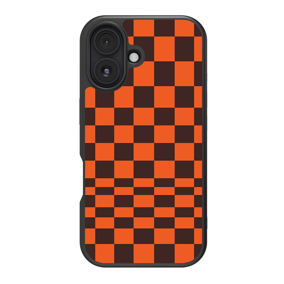 Amber Pop design back view – iPhone 16 Plus case