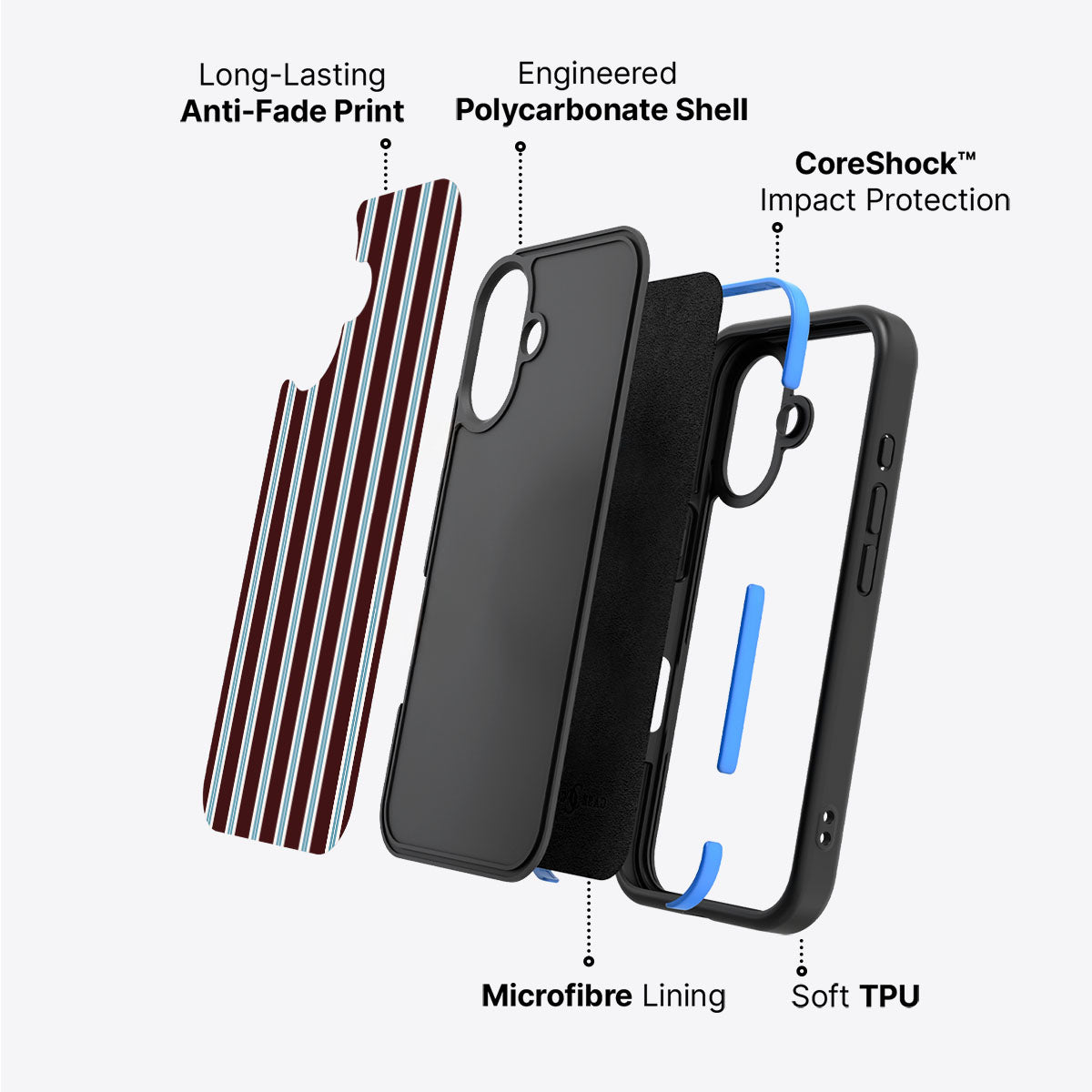 Blue Ravines - iPhone 16 Plus Case #case type_core (non magsafe)