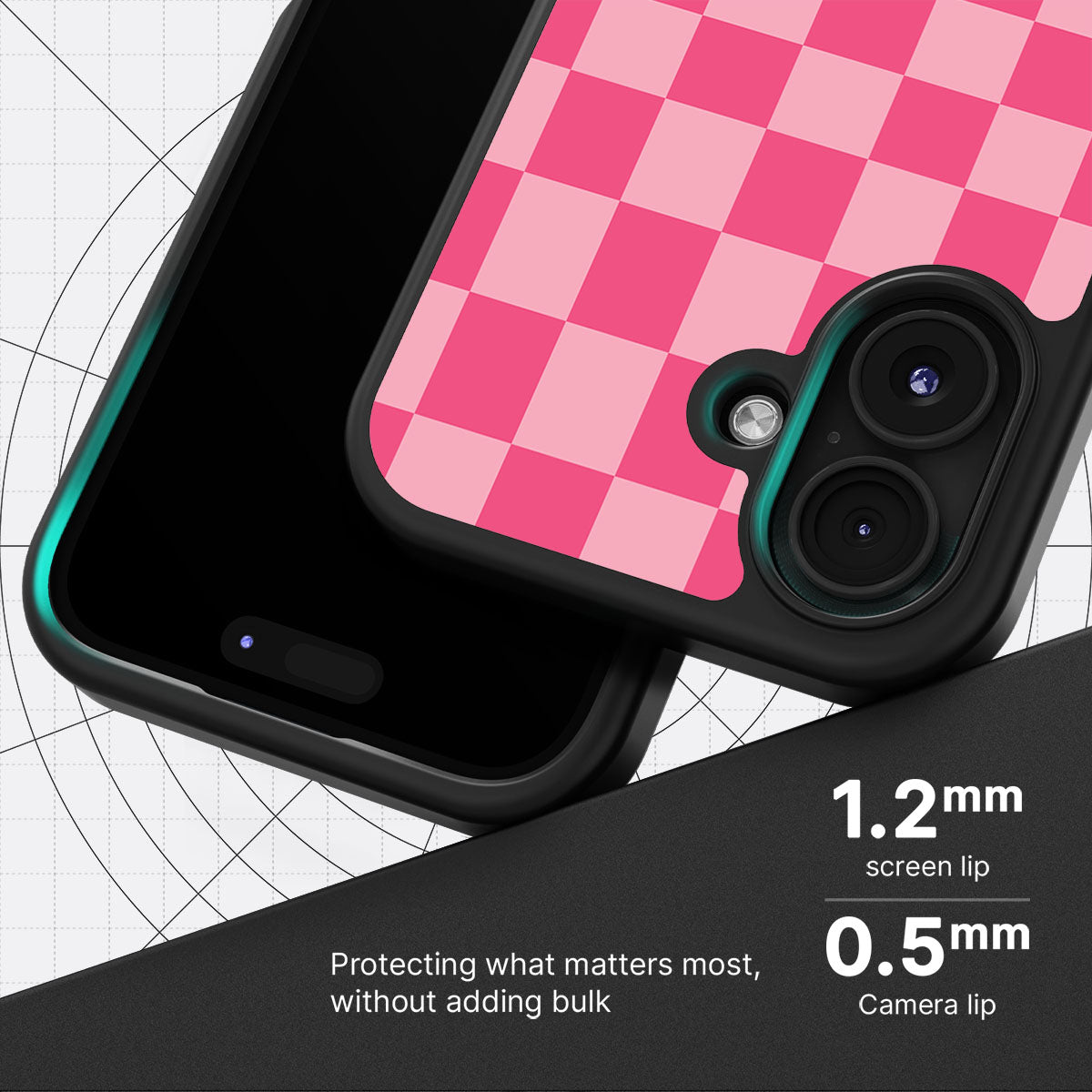 Candy Check slim iPhone 16 Plus phone case
