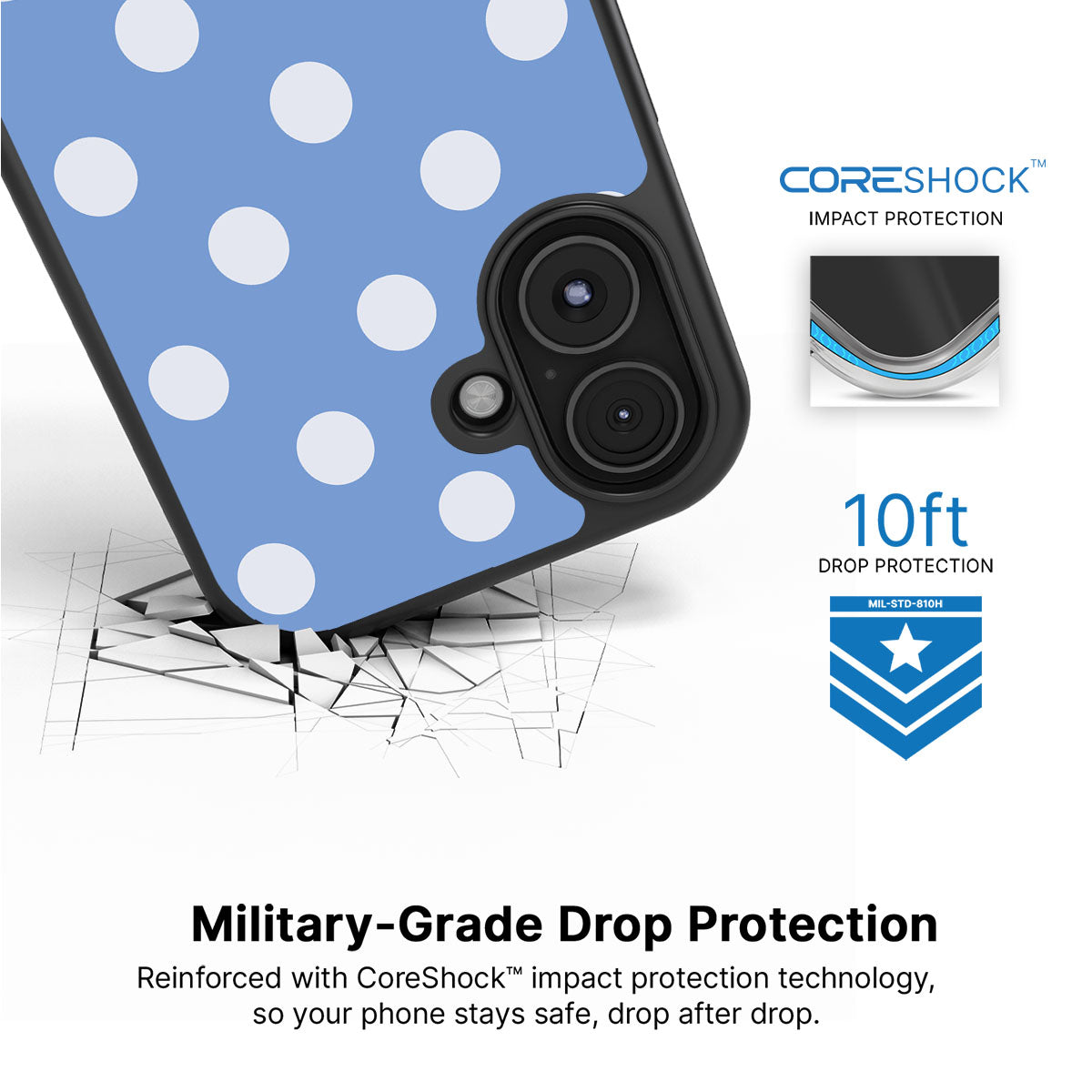 Cloud Blue - iPhone 16 Plus Case #case type_core (magsafe), #case type_core (non magsafe)