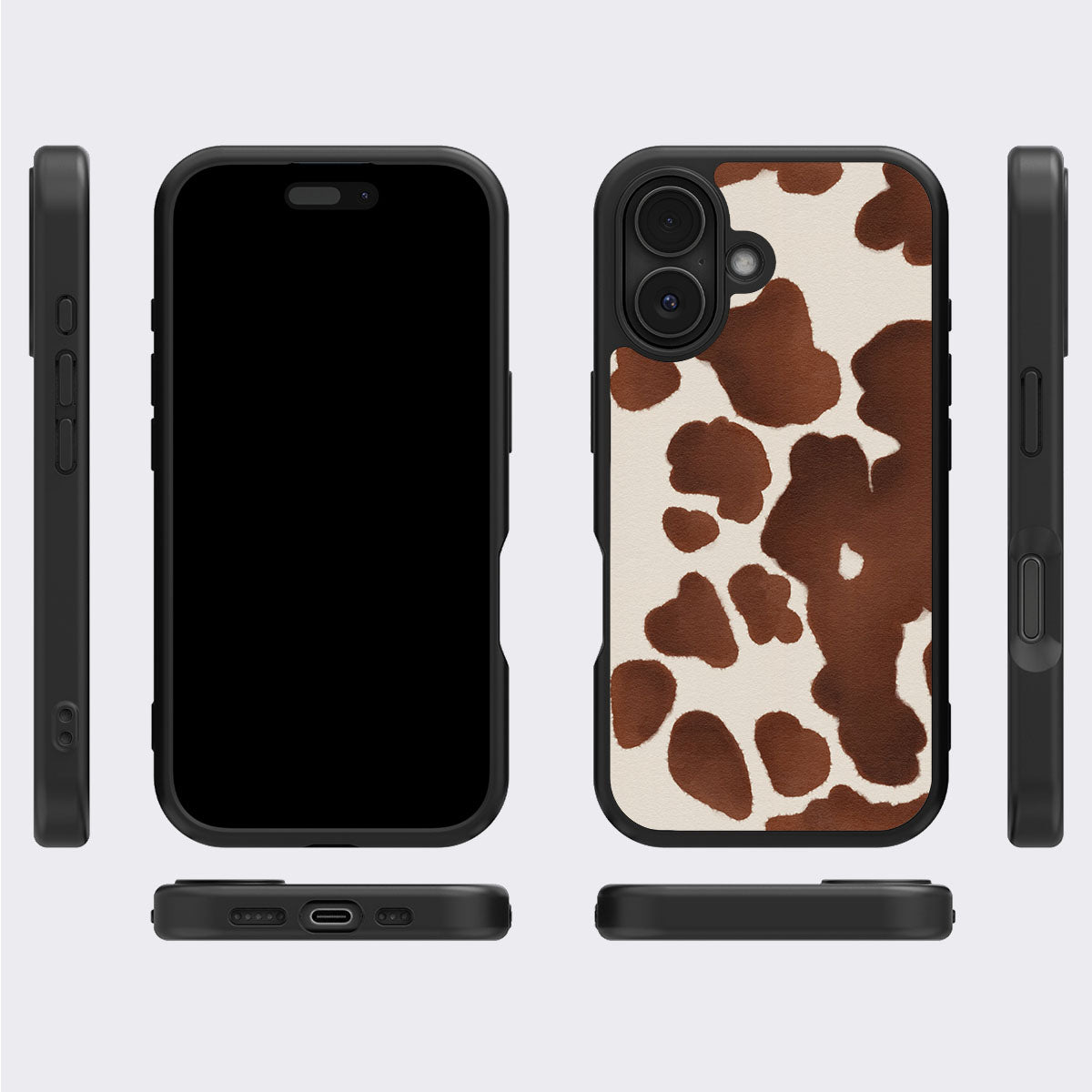 Cocoa Cow - iPhone 16 Plus Case #case type_core (magsafe), #case type_core (non magsafe)