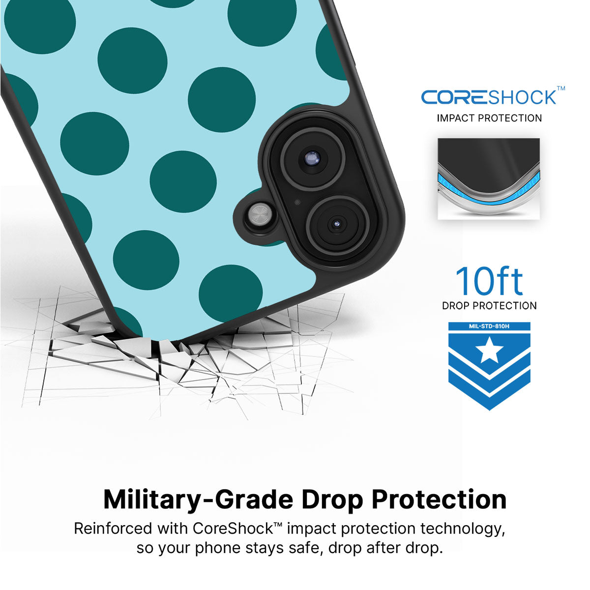 Coral Bed - iPhone 16 Plus Case #case type_core (magsafe), #case type_core (non magsafe)