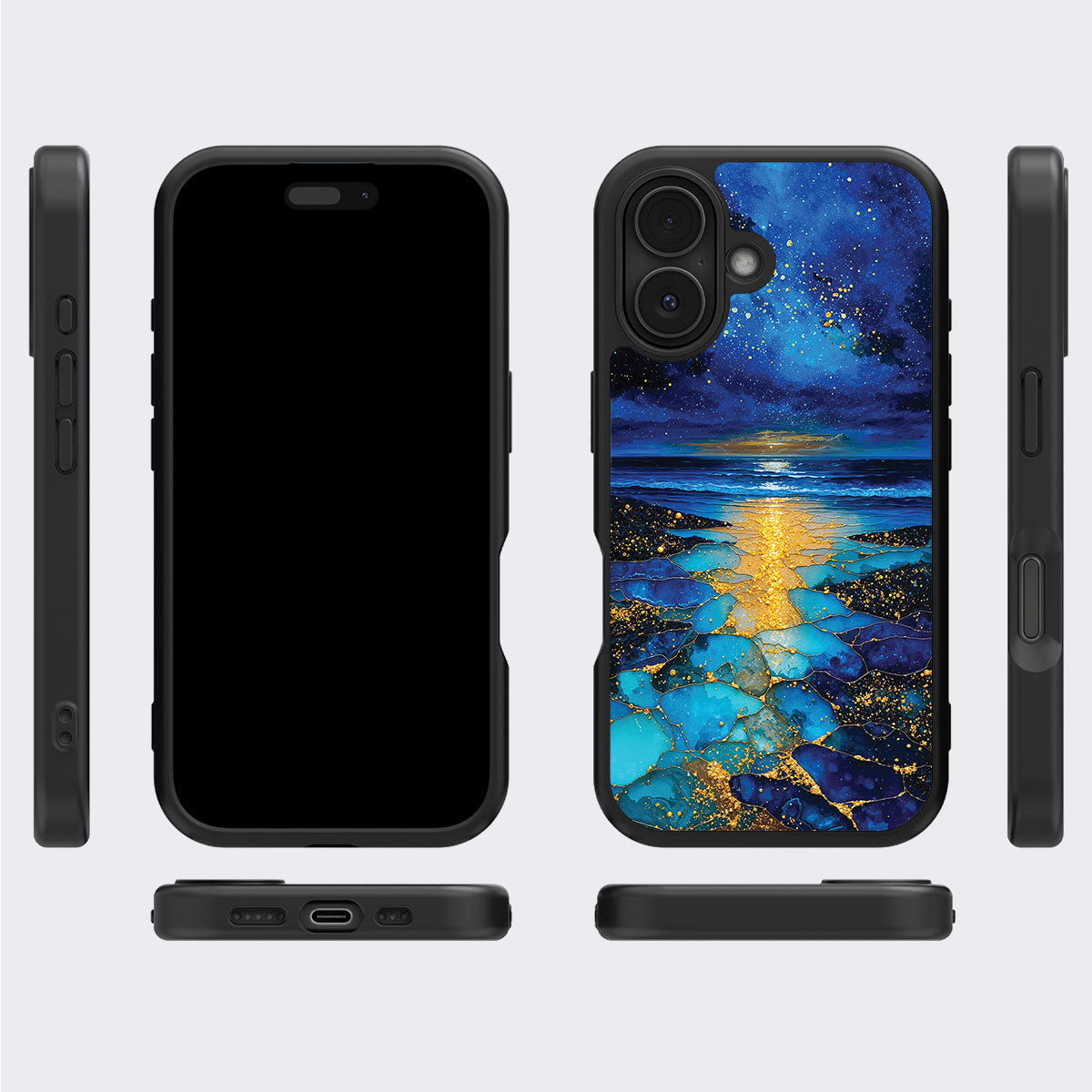 iPhone 16 Plus Case with MagSafe – Cosmic Seascape