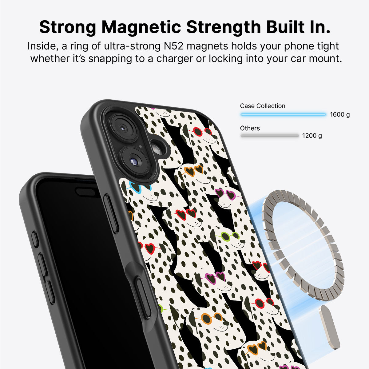 Dalmatian Dog - iPhone 16 Plus Case, #case type_core (magsafe)