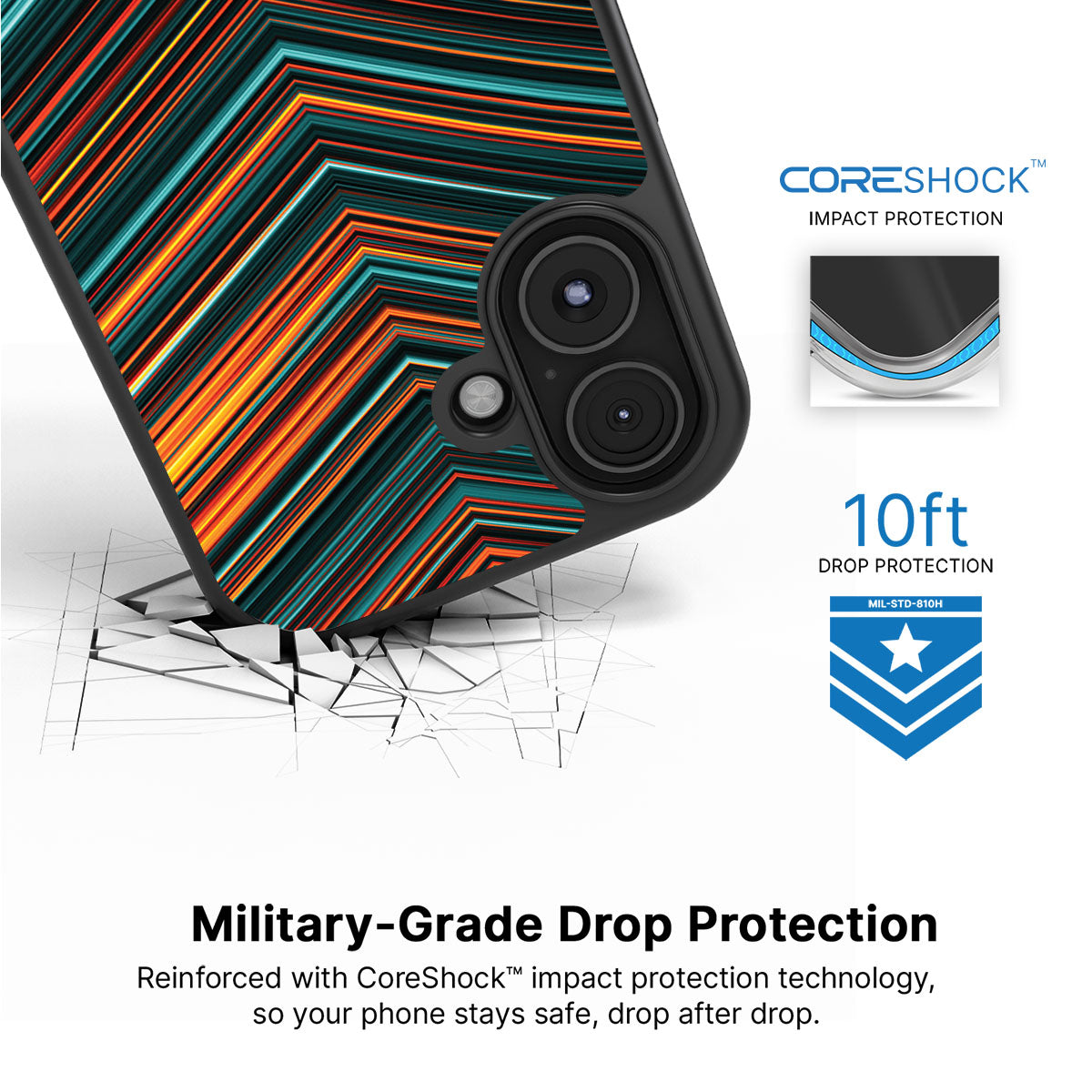 Deep Tech - iPhone 16 Plus Case #case type_core (magsafe), #case type_core (non magsafe)