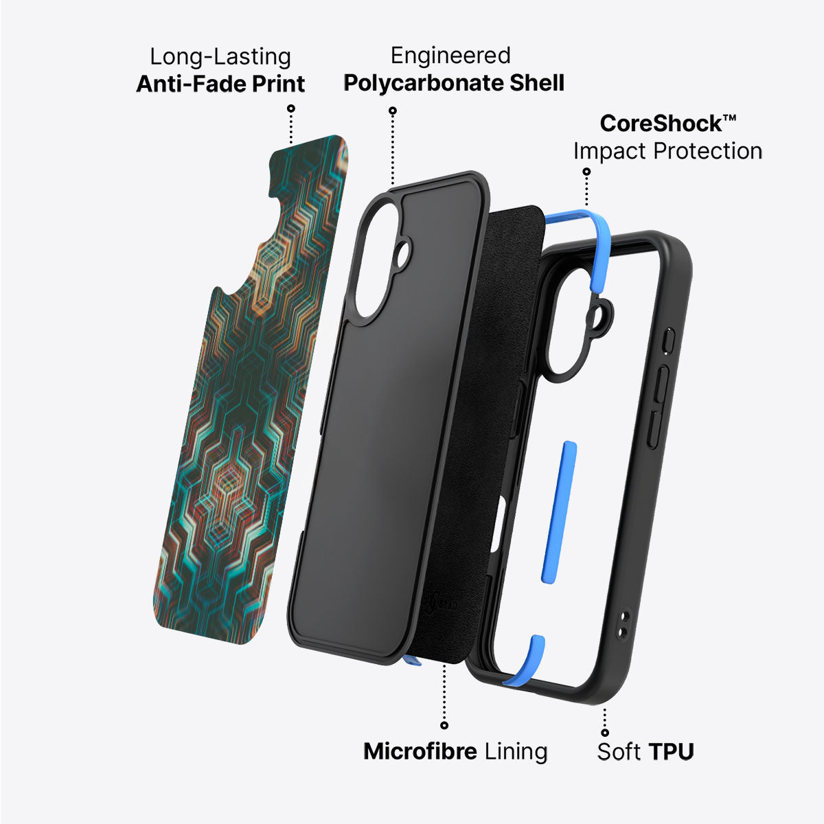 Digital Veins - iPhone 16 Plus Case #case type_core (non magsafe)