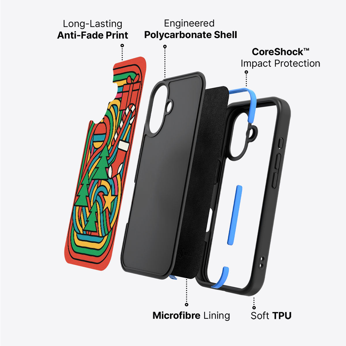 Feeling Festive - iPhone 16 Plus Case #case type_core (non magsafe)