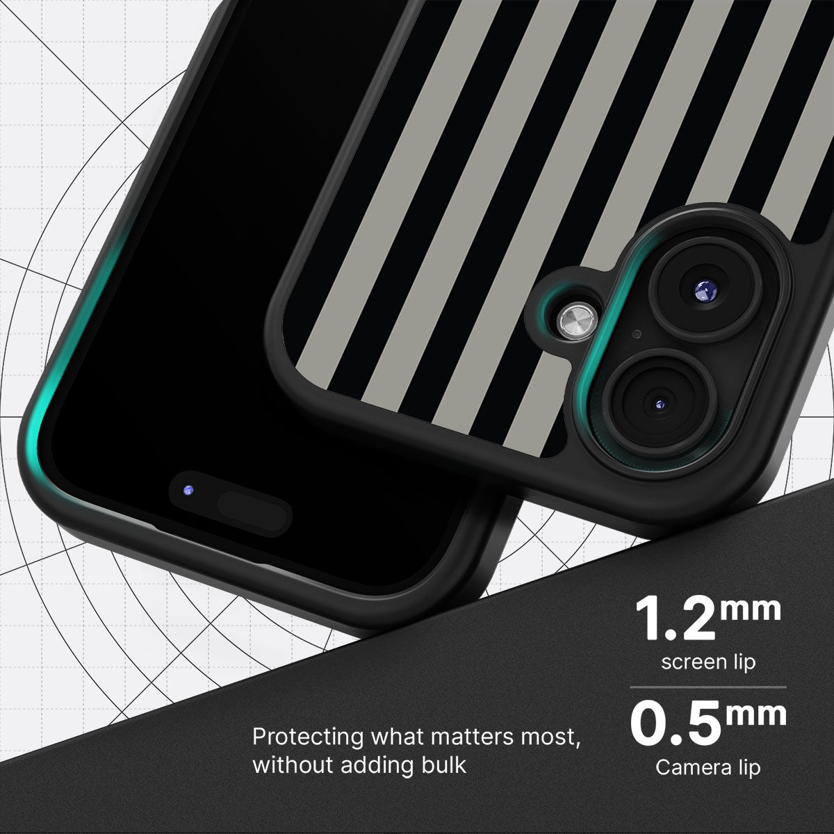 Gray Zone - iPhone 16 Plus Case #case type_core (magsafe), #case type_core (non magsafe)