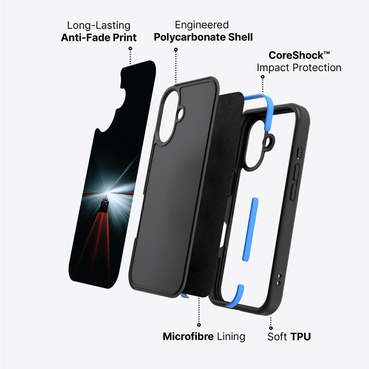 He's Flying - iPhone 16 Plus Case #case type_core (non magsafe)