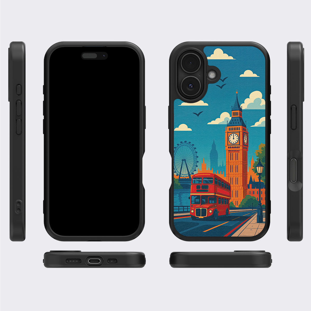 London - iPhone 16 Plus Case #case type_core (magsafe), #case type_core (non magsafe)