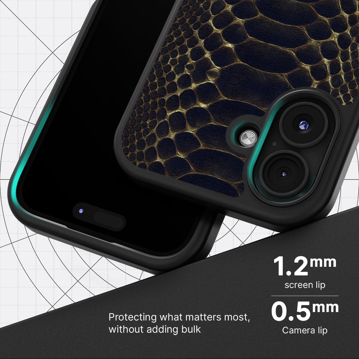 Midnight Crawl - iPhone 16 Plus Case #case type_core (magsafe), #case type_core (non magsafe)