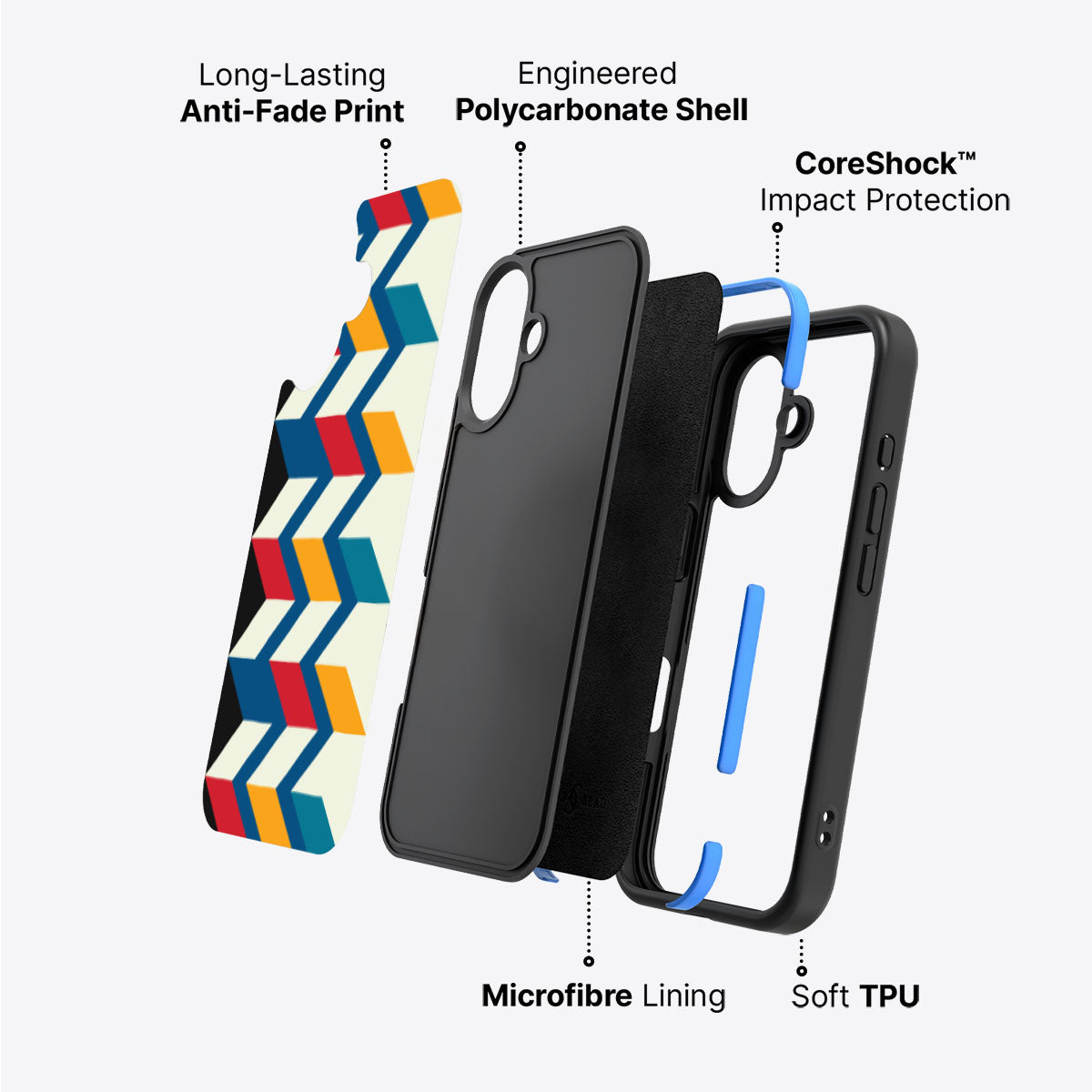 Morrocan Walk - iPhone 16 Plus Case #case type_core (non magsafe)