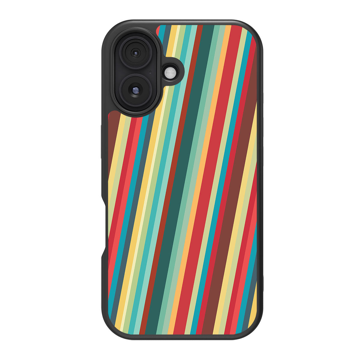 Retro Stripes - iPhone 16 Plus Case