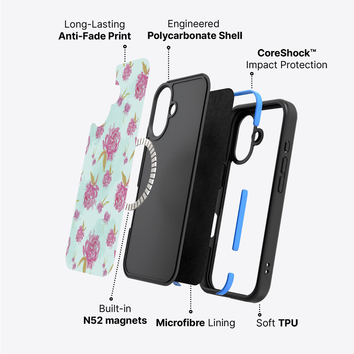 Rose Impressions - iPhone 16 Plus Case
