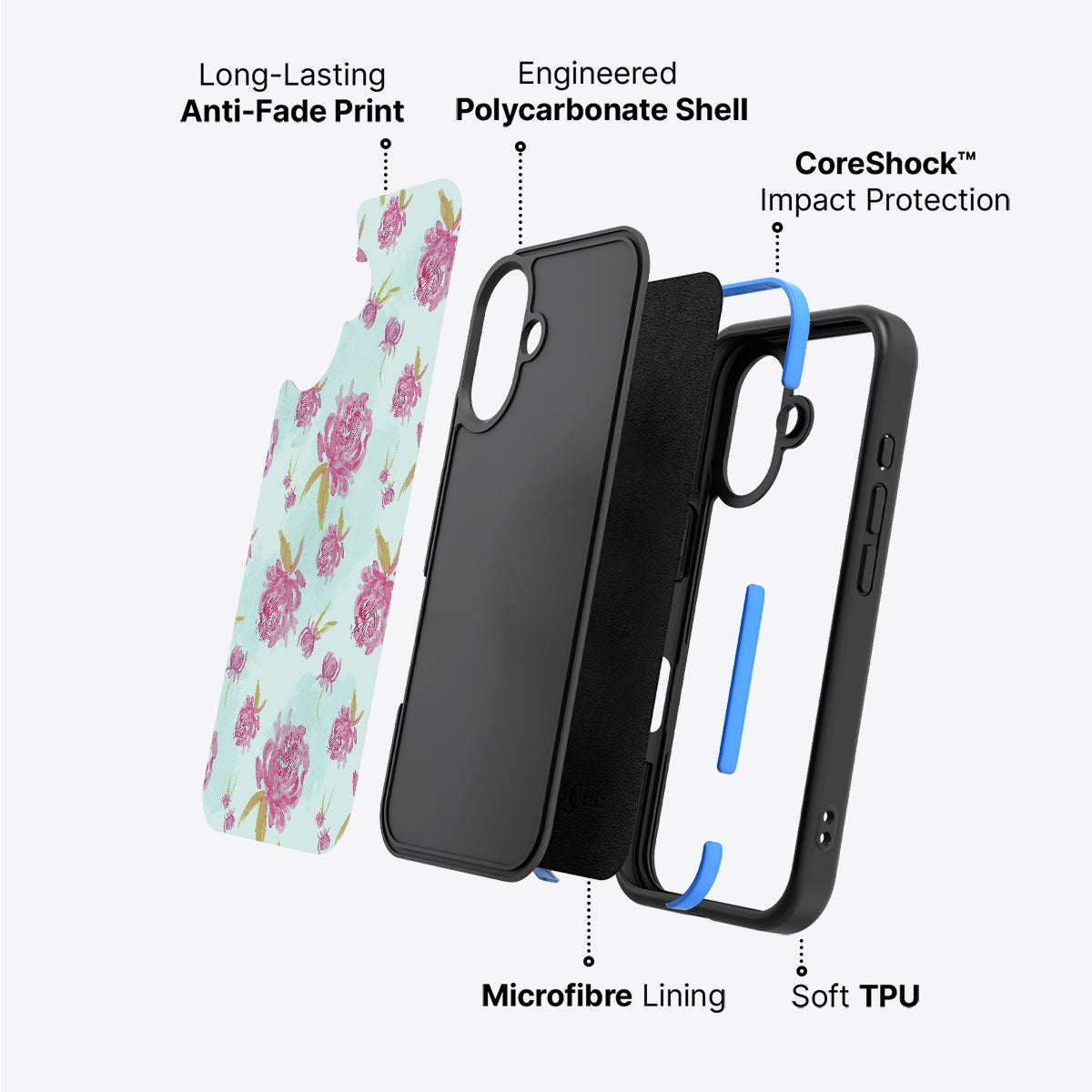 Rose Impressions - iPhone 16 Plus Case