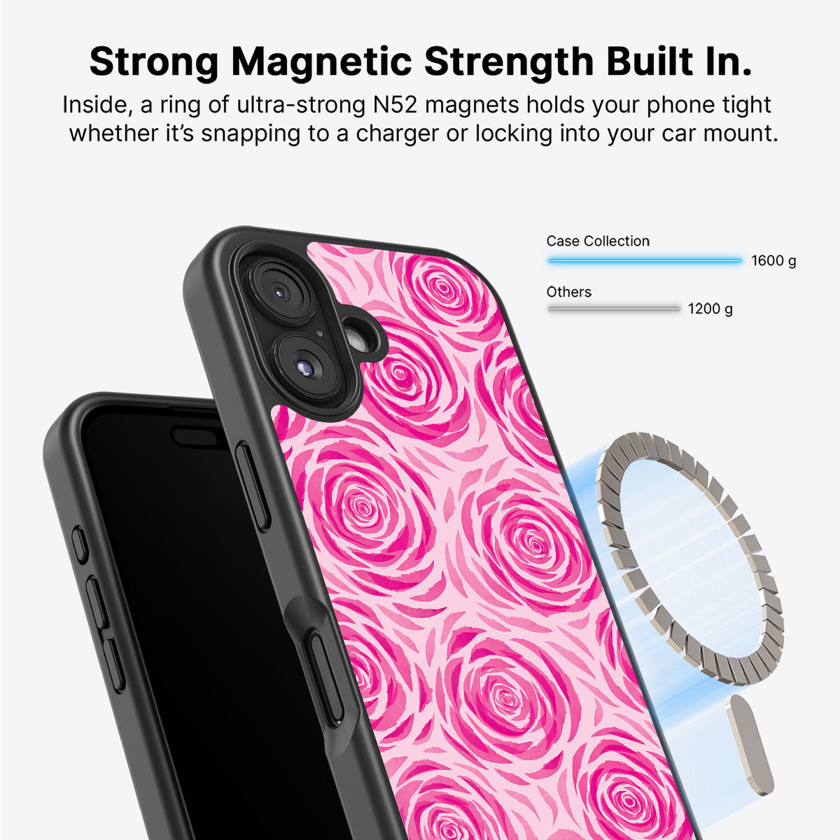 Rosy Reverie - iPhone 16 Plus Case #case type_core (magsafe)