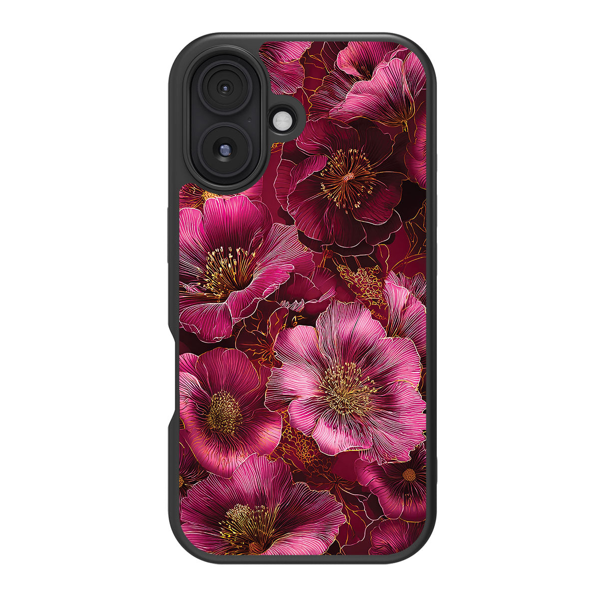 Ruby Flora - iPhone 16 Plus Case #case type_core (magsafe), #case type_core (non magsafe)