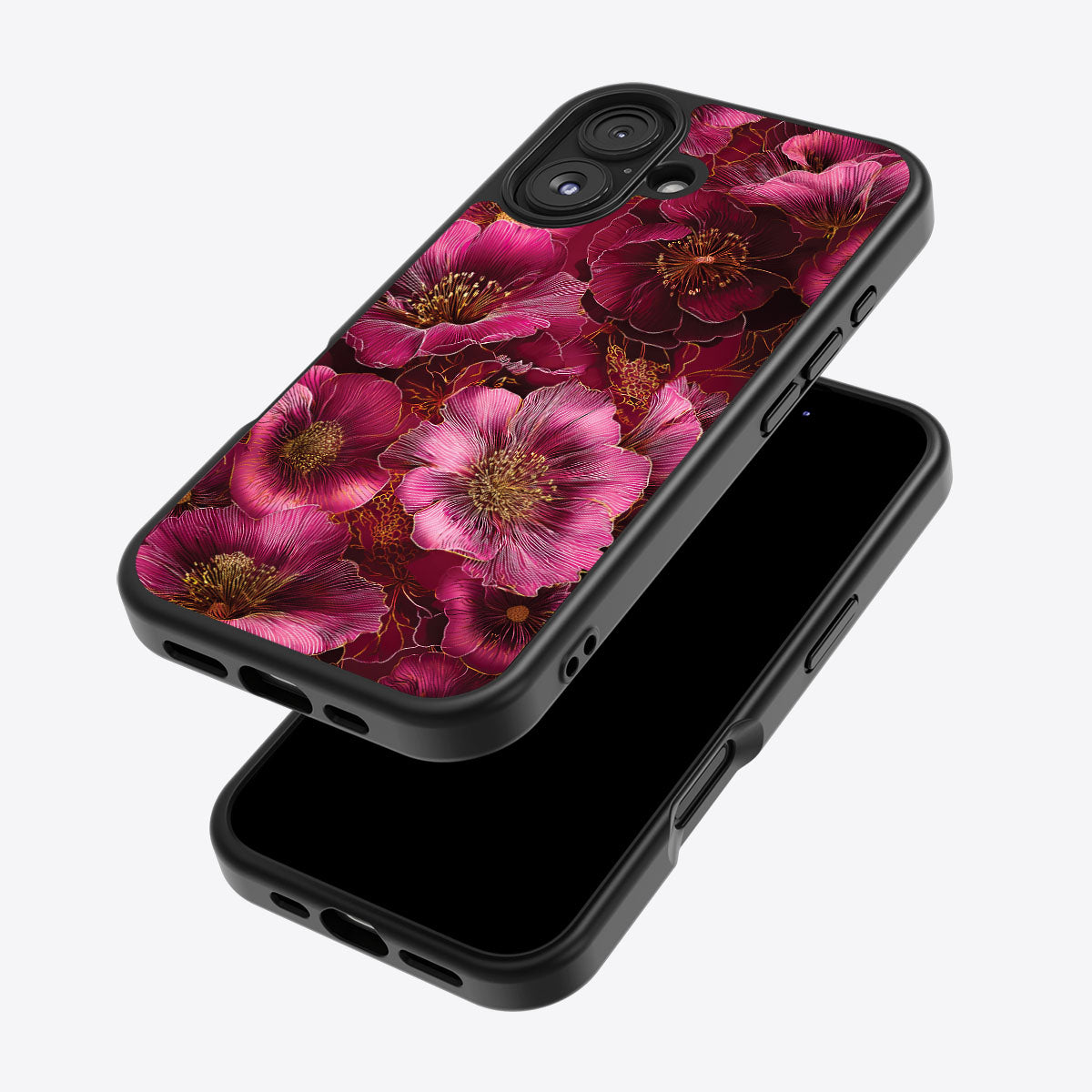Ruby Flora - iPhone 16 Plus Case #case type_core (magsafe), #case type_core (non magsafe)
