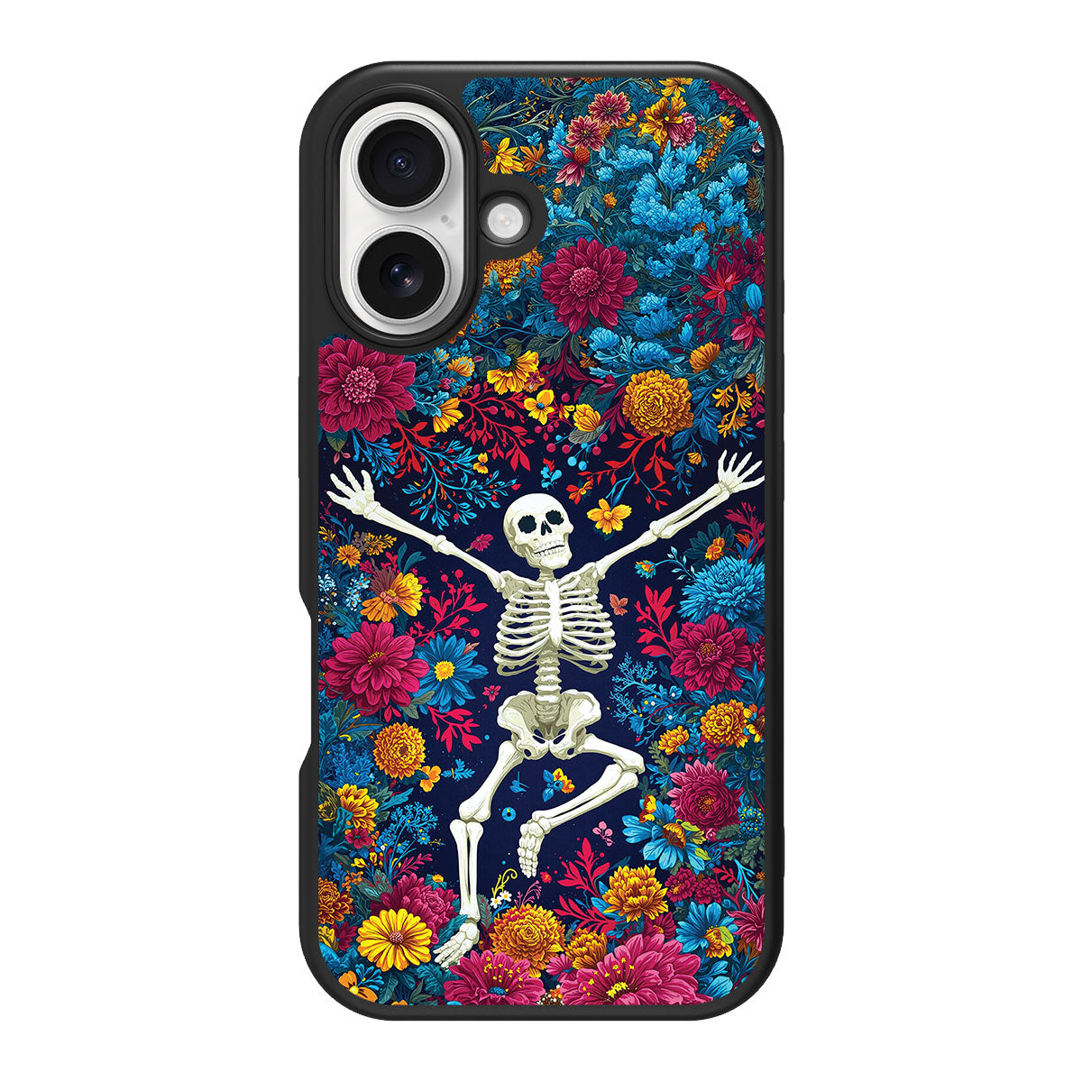iPhone 16 Plus Case with MagSafe – Skeleton Garden