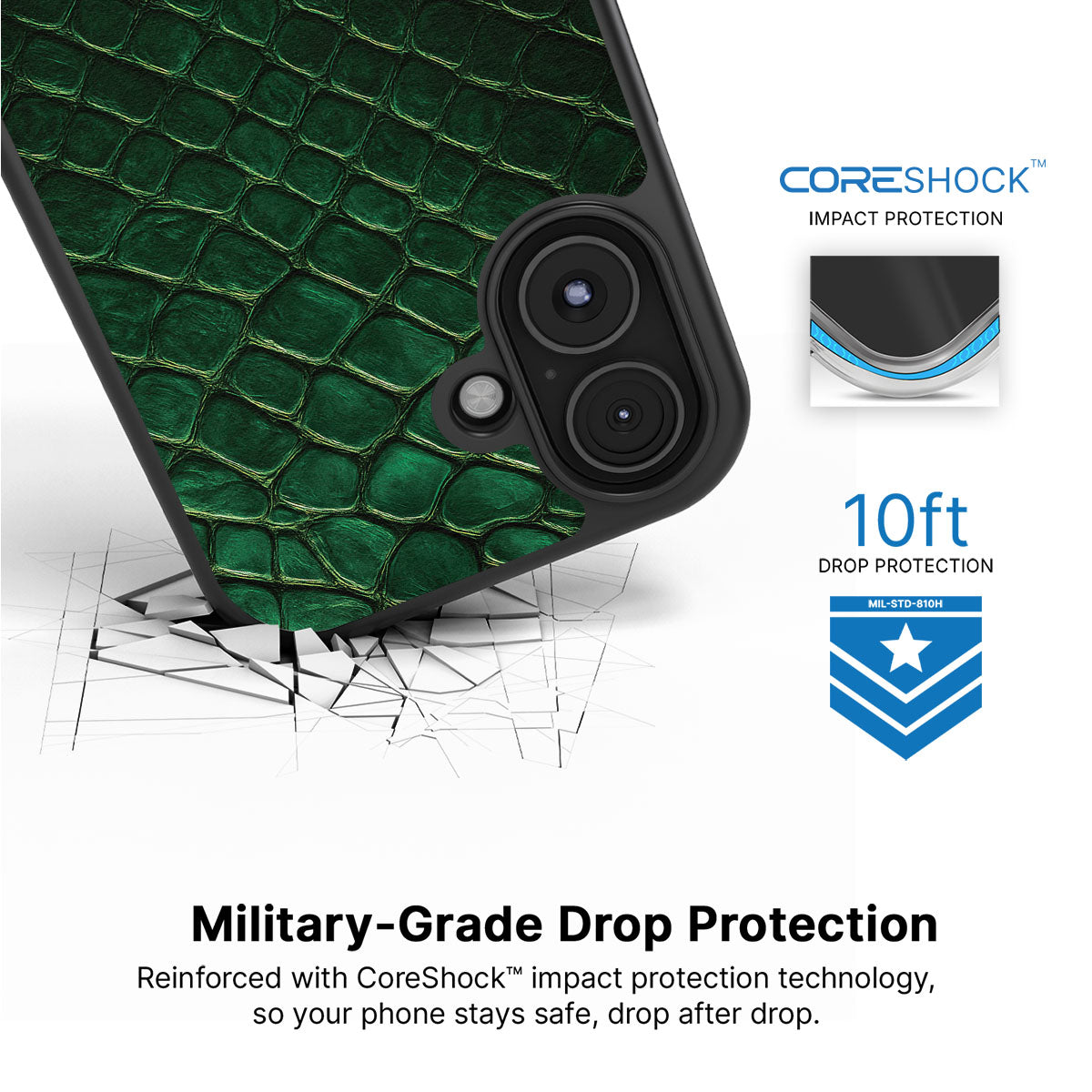 Slytherin Senses - iPhone 16 Plus Case #case type_core (magsafe), #case type_core (non magsafe)