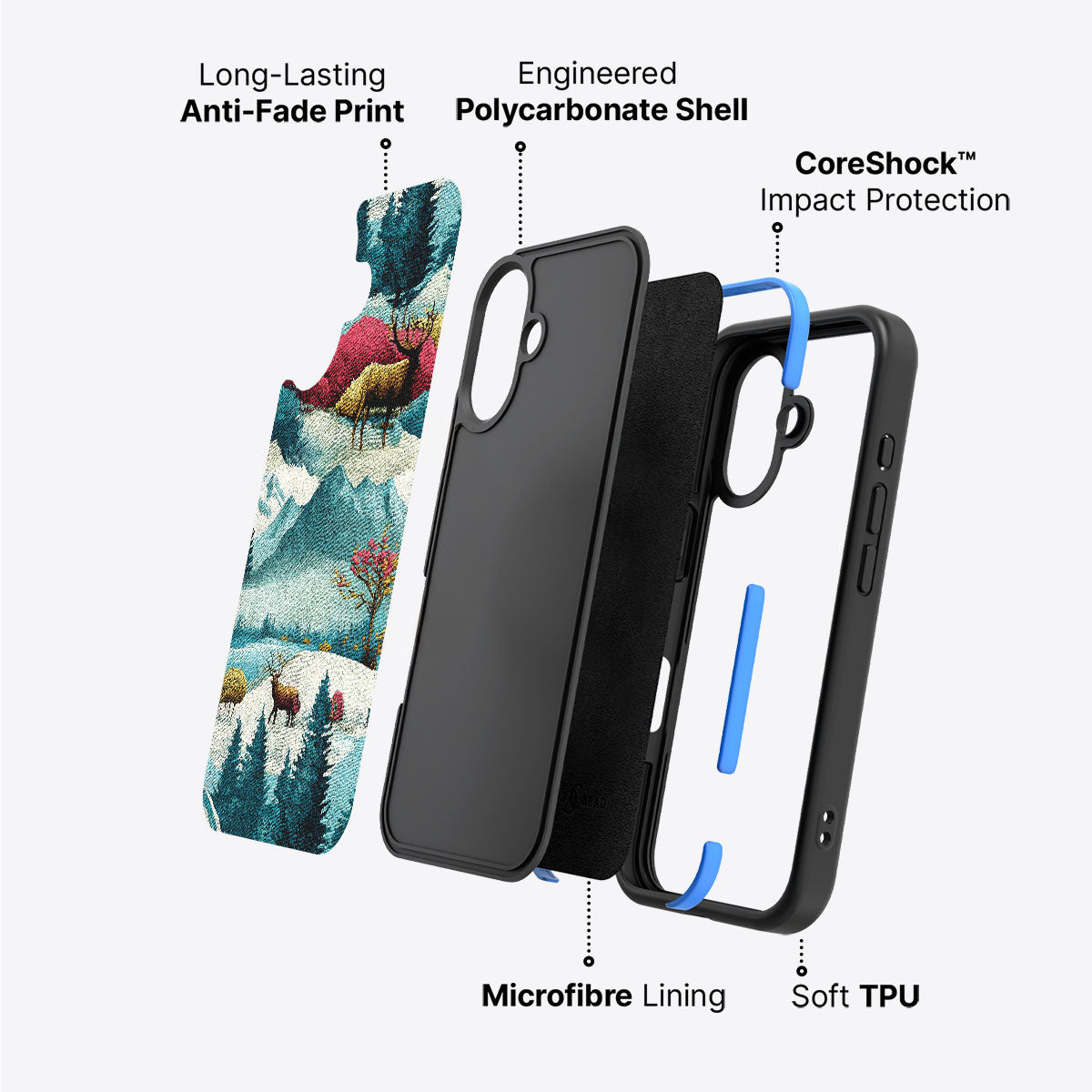 Winter Impressions - iPhone 16 Plus Case #case type_core (non magsafe)