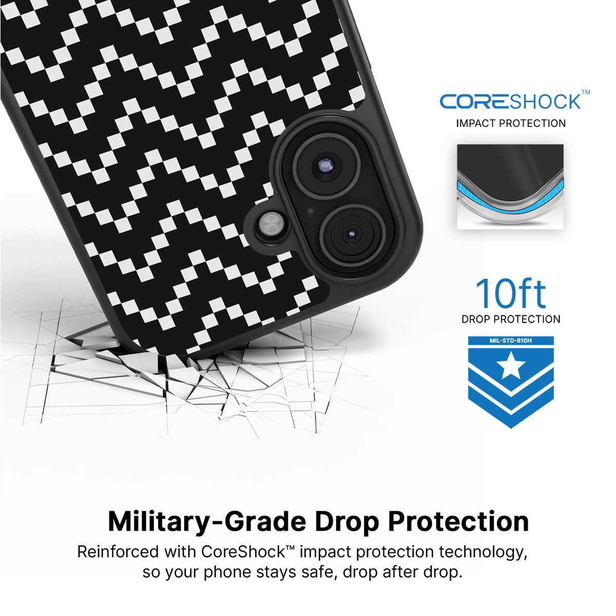 Zebra Downloading - iPhone 16 Plus Case #case type_core (magsafe), #case type_core (non magsafe)