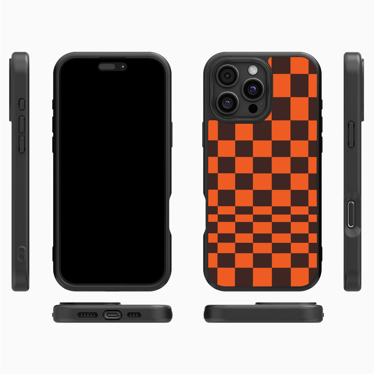 Amber Pop iPhone 16 Pro case cover – multi-angle view