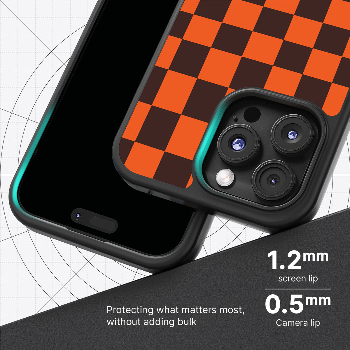 Amber Pop slim iPhone 16 Pro phone case