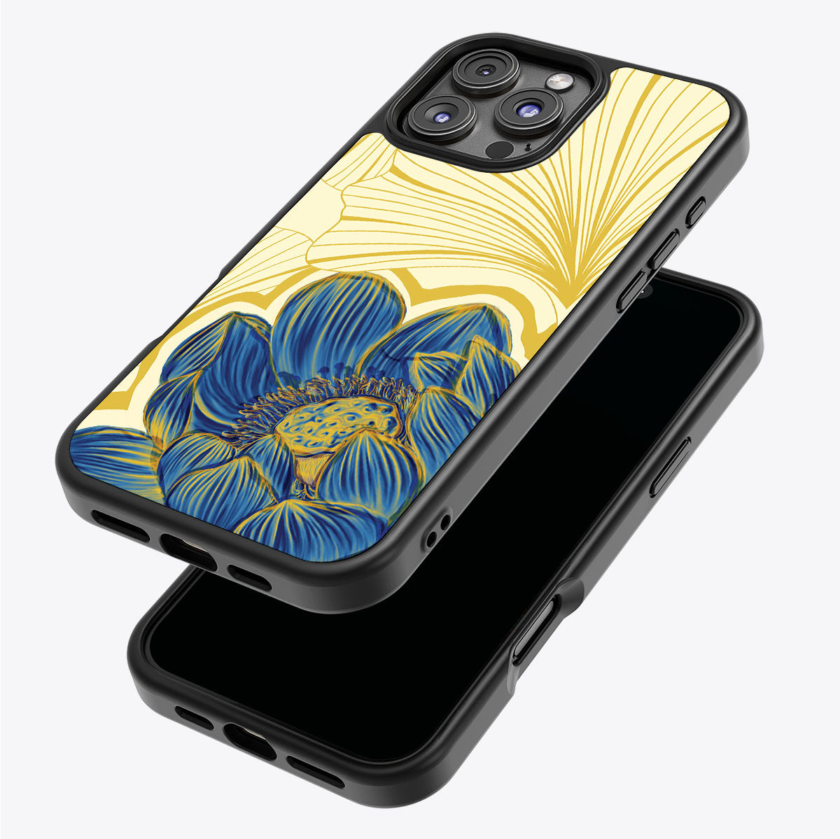 Blue Lotus - iPhone 16 Pro Case #case type_core (magsafe), #case type_core (non magsafe)