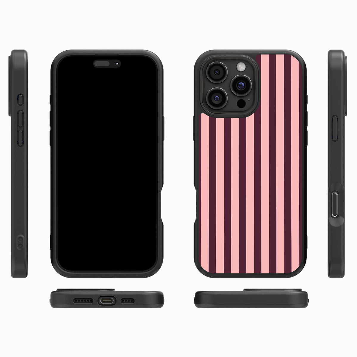 Claret Awning iPhone 16 Pro case cover – multi-angle view