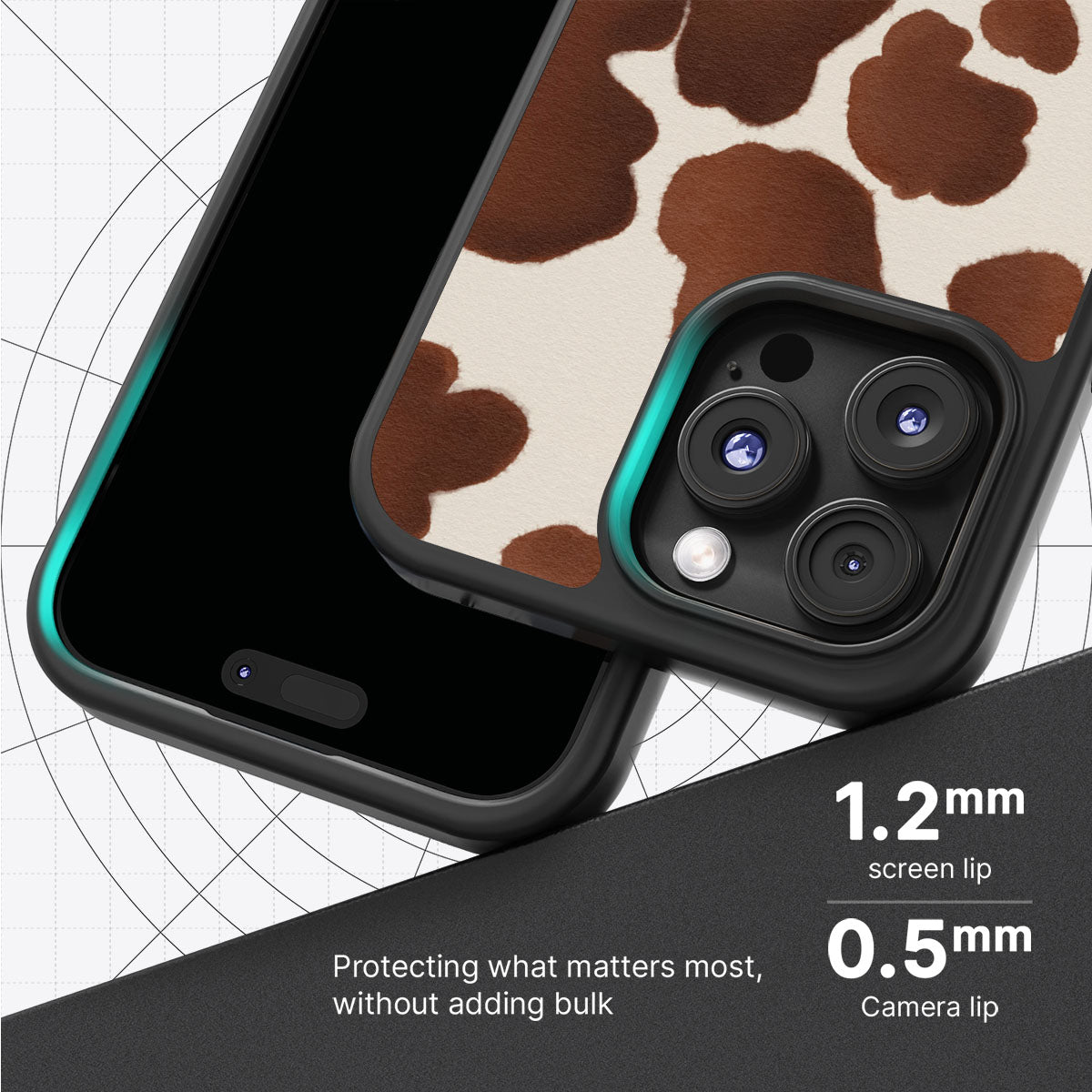 Cocoa Cow - iPhone 16 Pro Case #case type_core (magsafe), #case type_core (non magsafe)