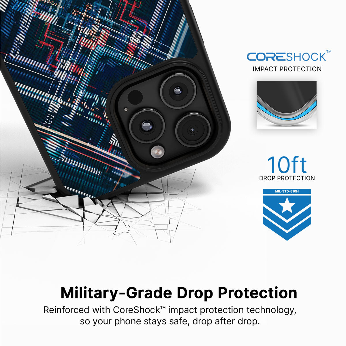 Electropolis - iPhone 16 Pro Case #case type_core (magsafe), #case type_core (non magsafe)