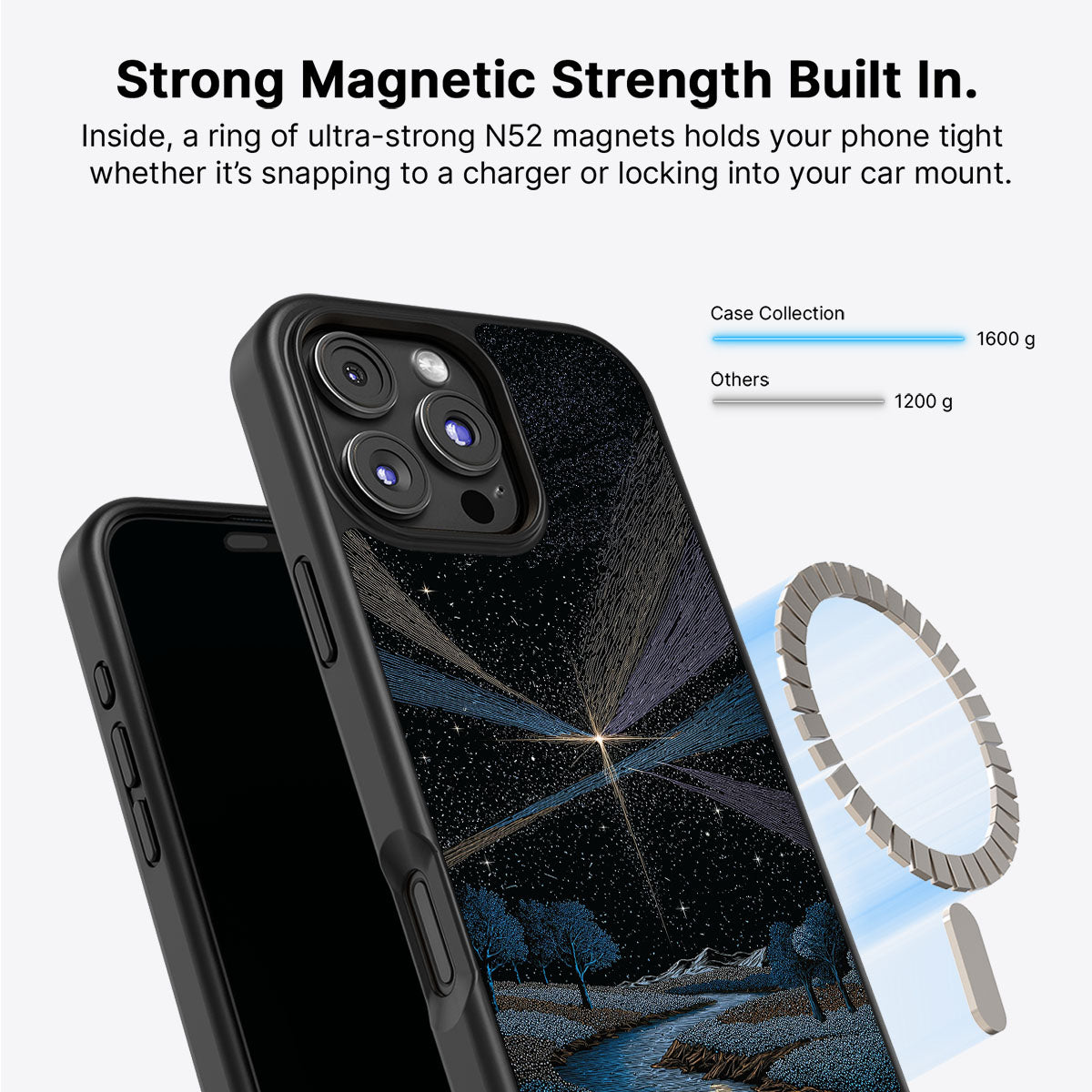 iPhone 16 Pro Case with MagSafe – Falling Star