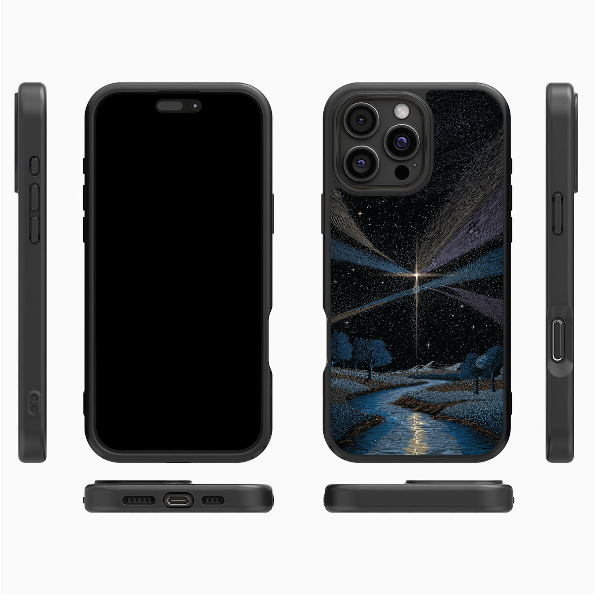iPhone 16 Pro Case with MagSafe – Falling Star