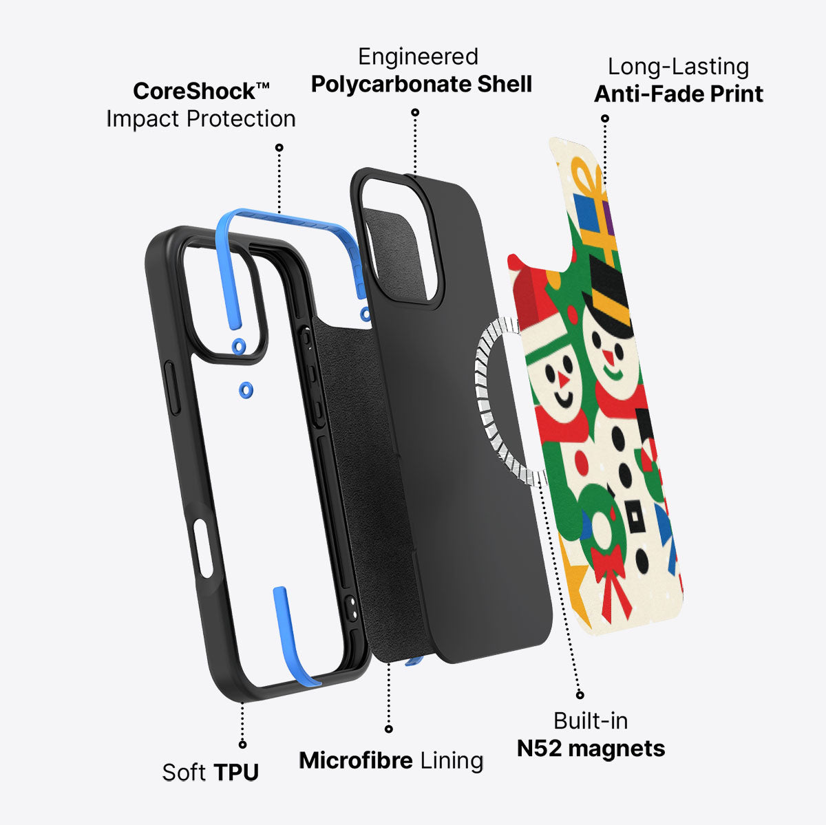 Family Santa - iPhone 16 Pro Case #case type_core (magsafe)