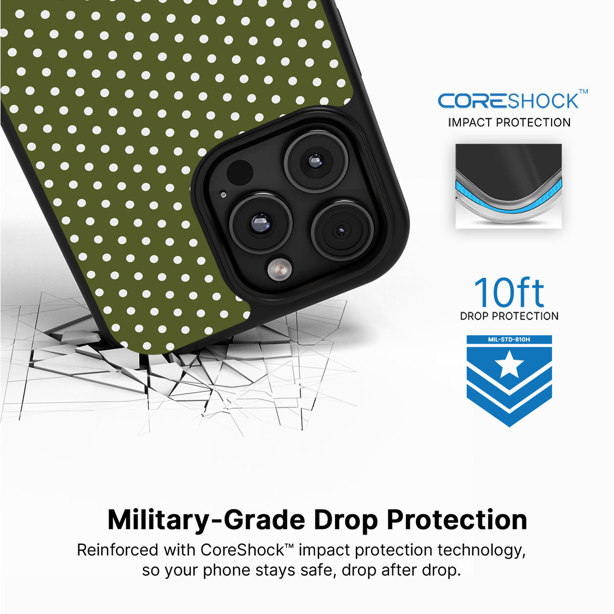 Forest Mesh - iPhone 16 Pro Case #case type_core (magsafe), #case type_core (non magsafe)