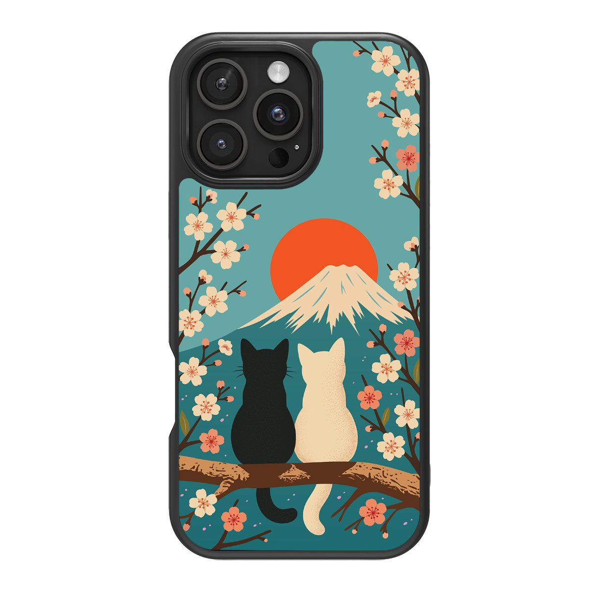Fuji Cats - iPhone 16 Pro Case #case type_core (magsafe), #case type_core (non magsafe)
