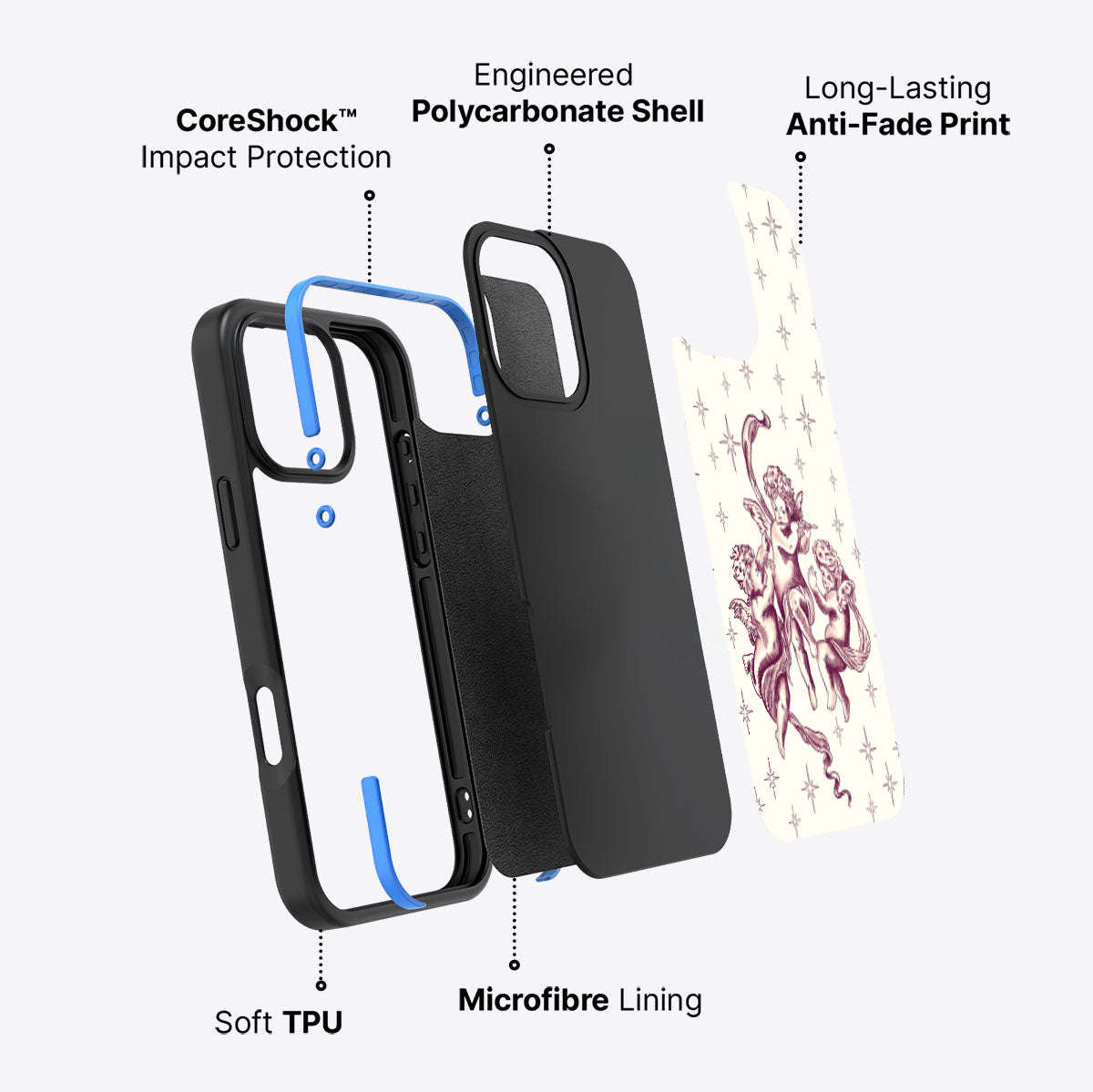Herald Angels - iPhone 16 Pro Case #case type_core (non magsafe)