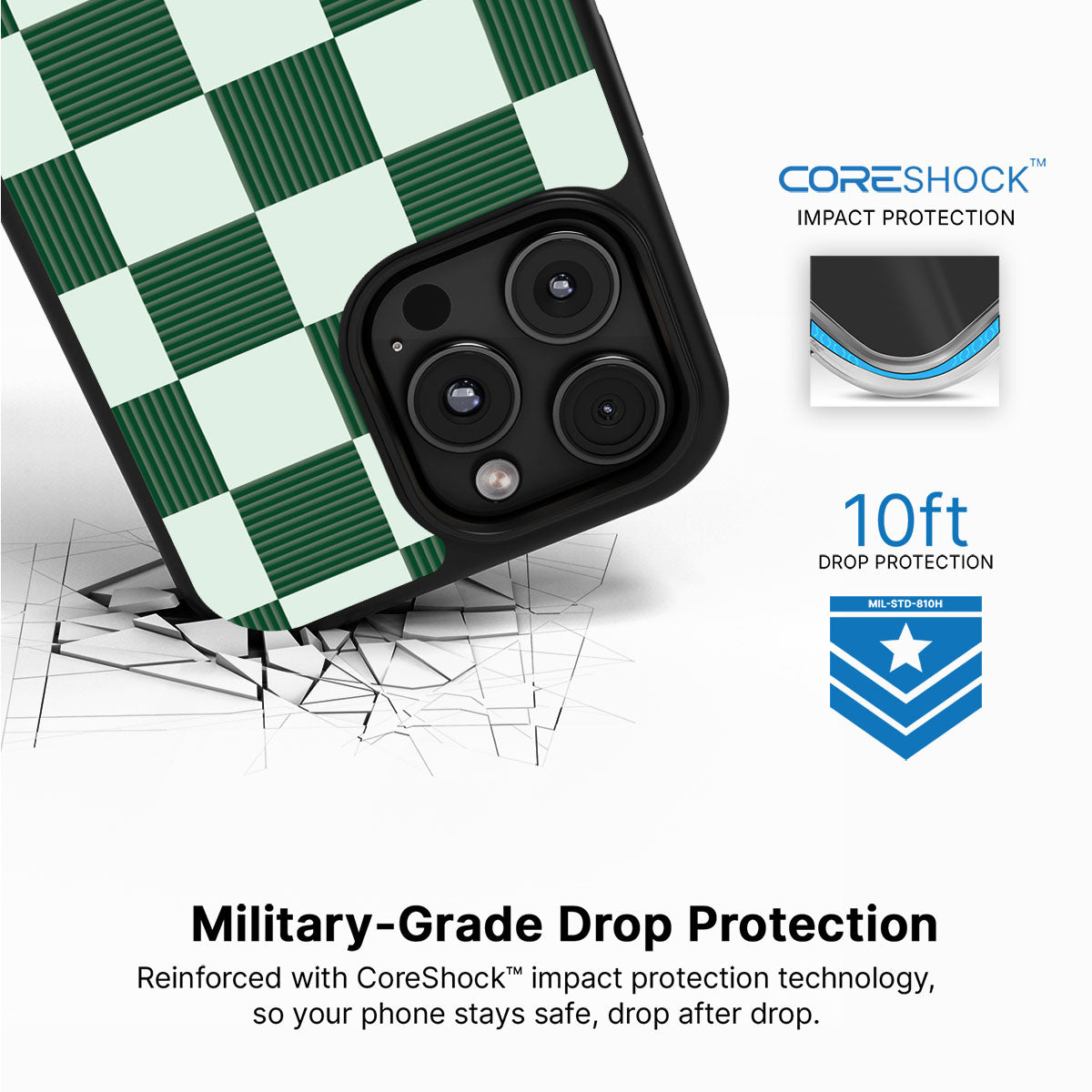 Luxe Emerald - iPhone 16 Pro Case #case type_core (magsafe), #case type_core (non magsafe)