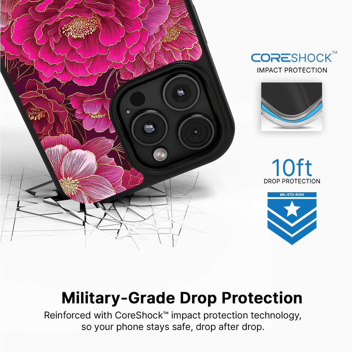 Pink Reverie - iPhone 16 Pro Case #case type_core (magsafe), #case type_core (non magsafe)