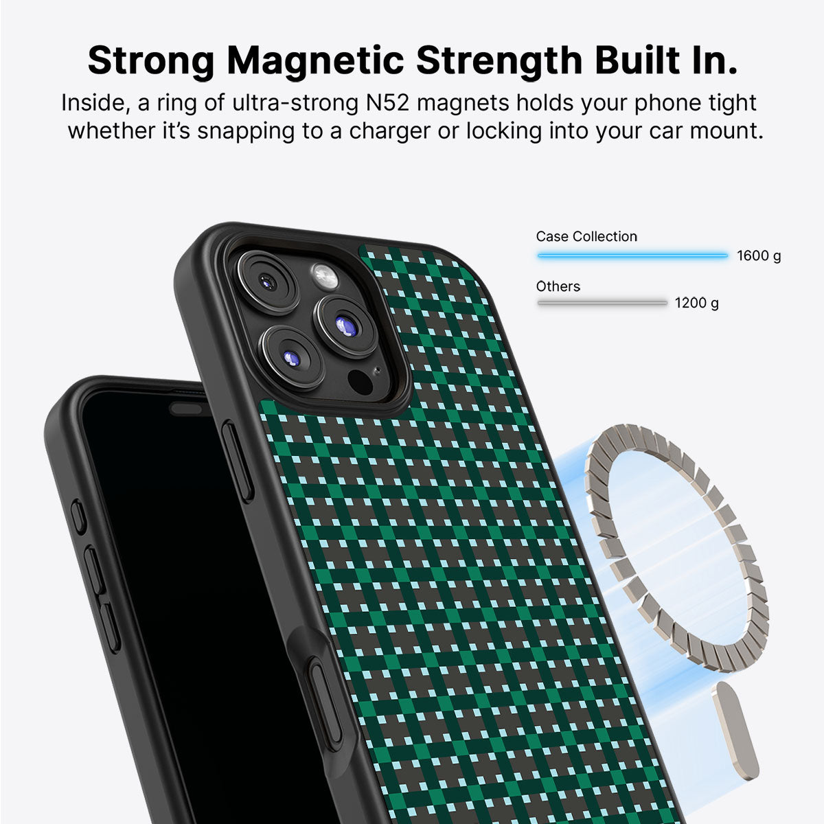 Sea of Emeralds - iPhone 16 Pro Case #case type_core (magsafe)