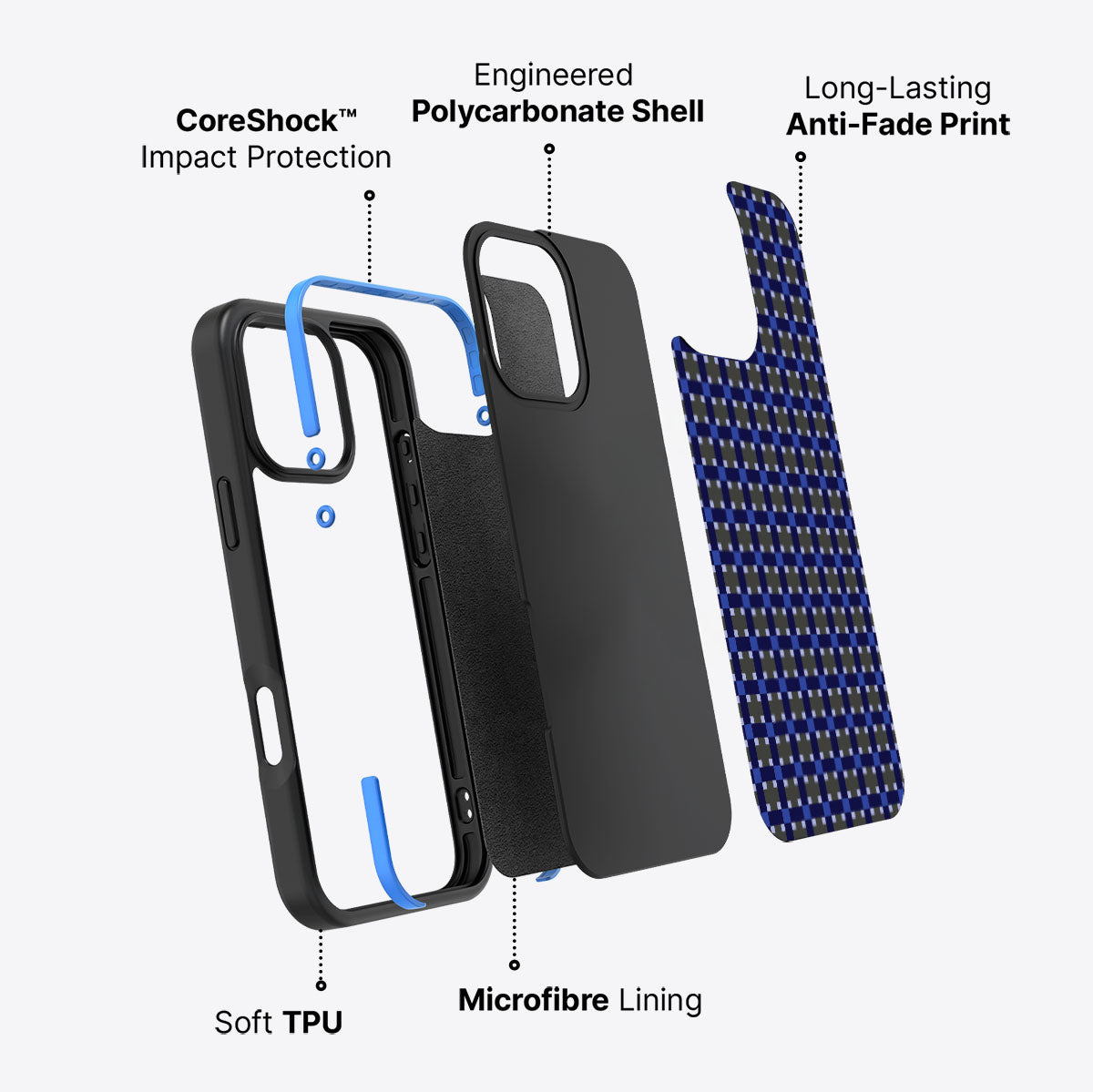 Sea of Pearls - iPhone 16 Pro Case #case type_core (non magsafe)