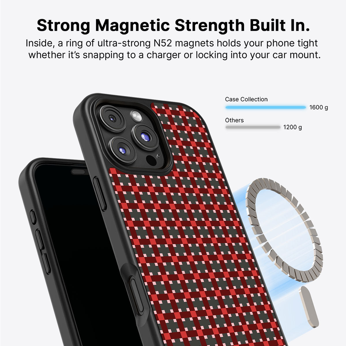 Sea of Rubies - iPhone 16 Pro Case #case type_core (magsafe)