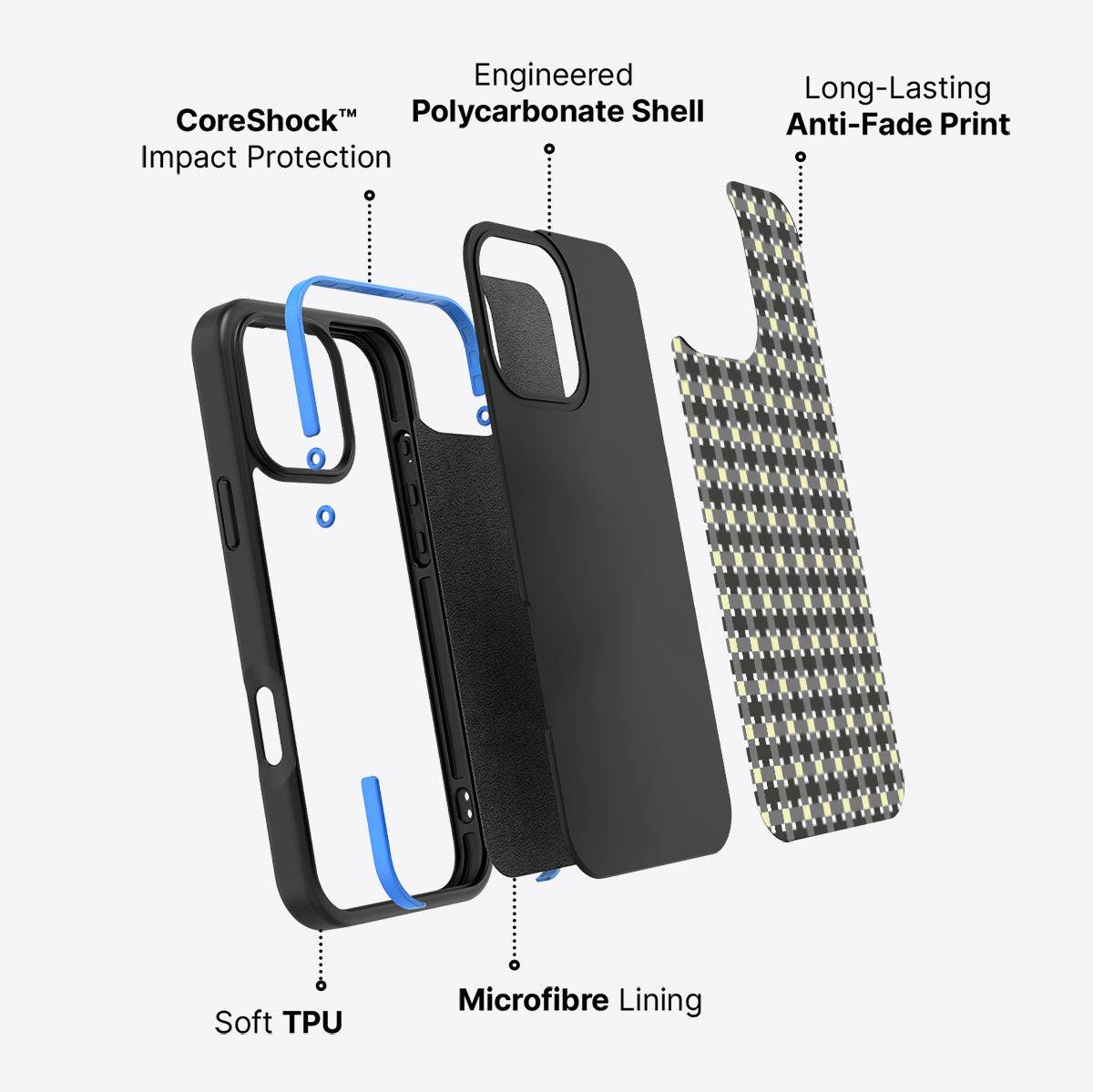Sea of Sapphires - iPhone 16 Pro Case #case type_core (non magsafe)