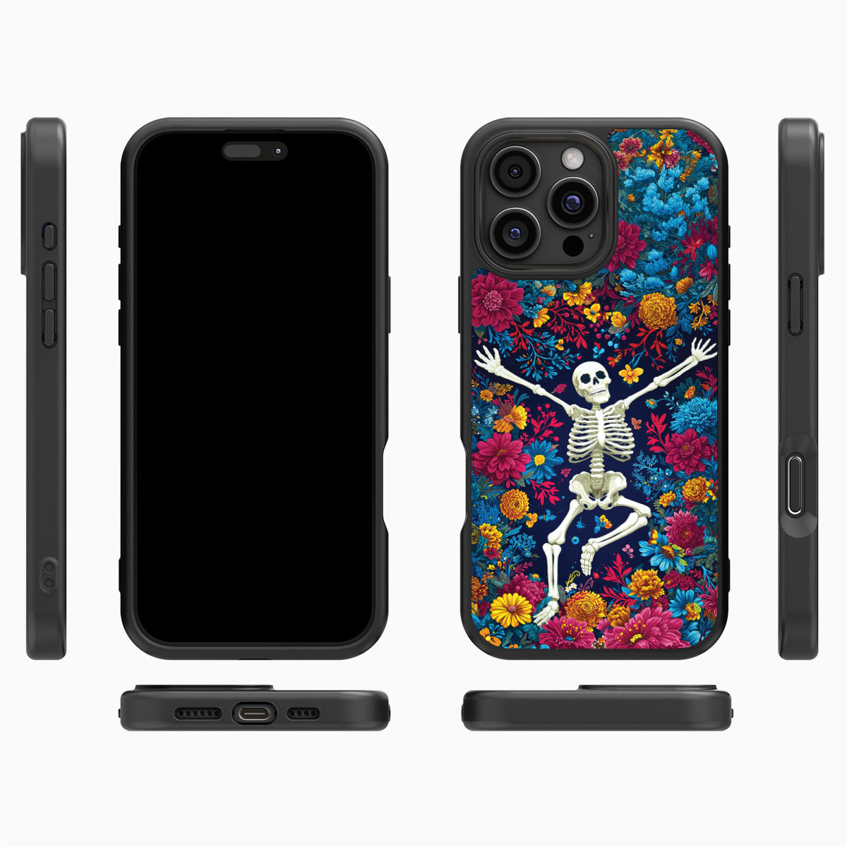 iPhone 16 Pro Case with MagSafe – Skeleton Garden